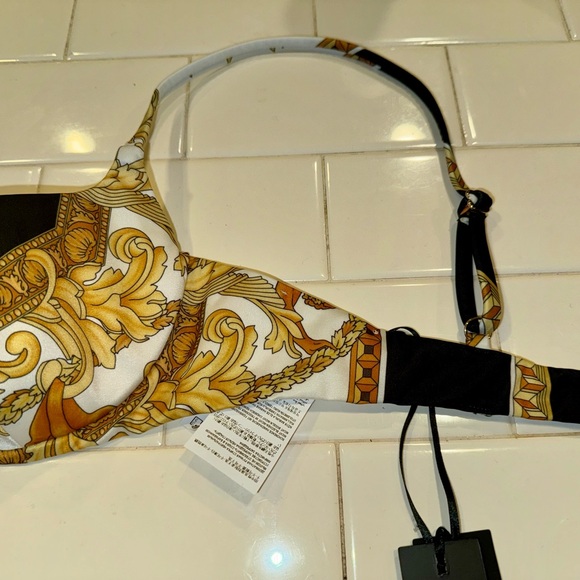 Versace Barocco Swim Top 3B (US 36 B) NWT - Picture 8 of 12